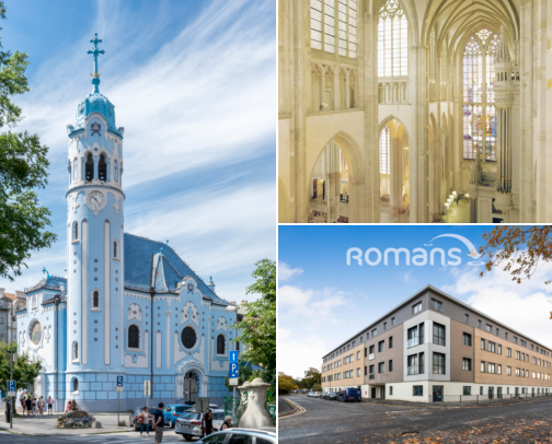 A hotel stay I’d love to come back to, Bratislava Strolls, Blue Churches, Views and Cozy Stays cover photo collage