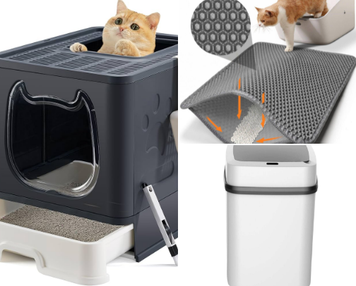 Cat owners must haves ☺️ cover photo collage