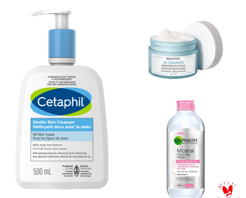 Product for sensitive skin 🌼 cover photo collage
