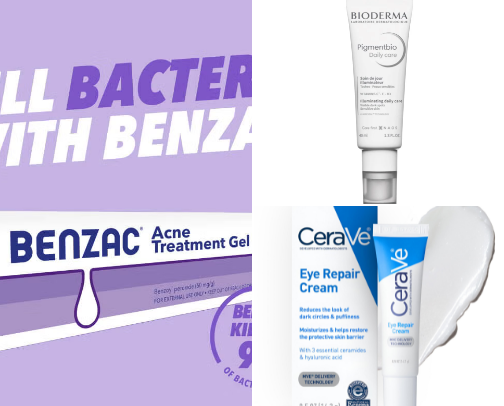 Skincare recs🫧 cover photo collage