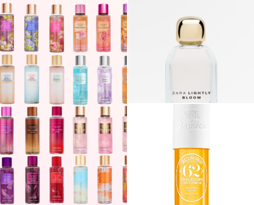 Body mist cover photo collage