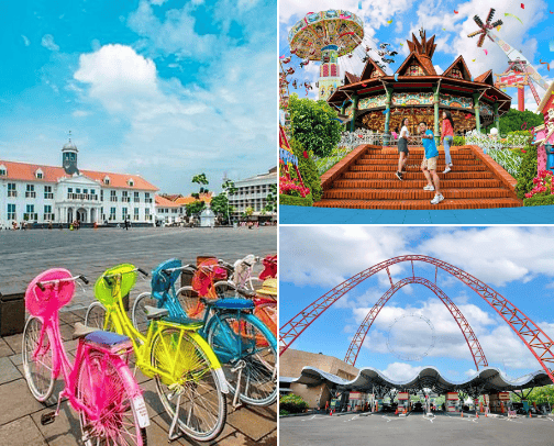 Traveling to Indonesia cover photo collage