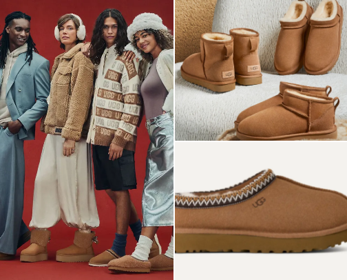 Holidays  new gifts guide from UGG cover photo collage