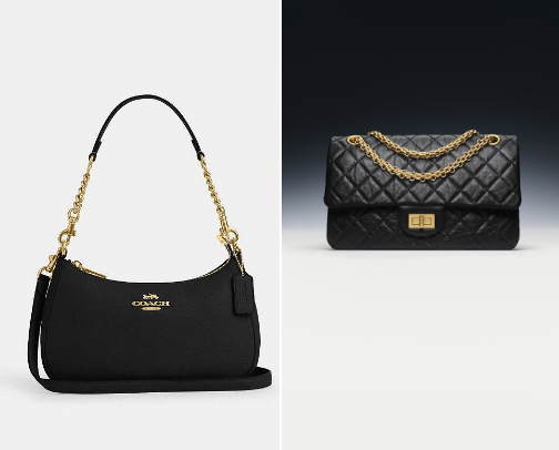 Luxury bags cover photo collage