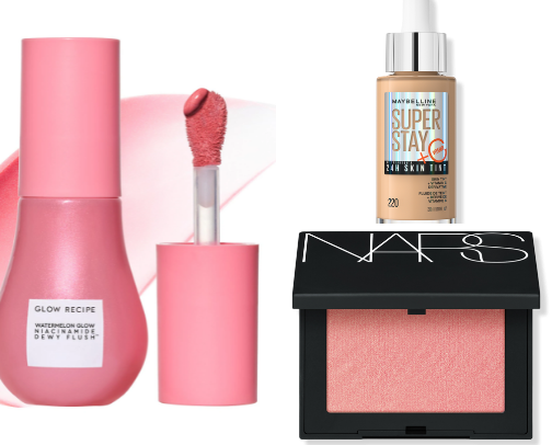 glowy make up must haves (starting at 5$)✨ cover photo collage