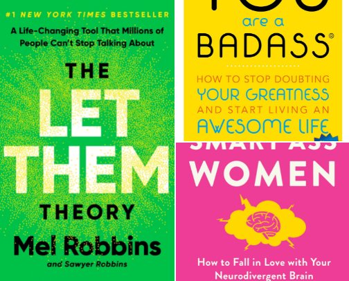“I have a great book recommendation!” cover photo collage