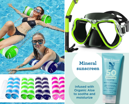 Lazy Girl Beach Day Kit: Cruise Port Edition cover photo collage