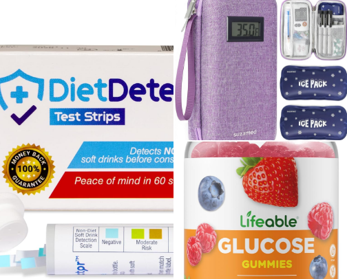 Type 1 Diabetes Must Haves cover photo collage