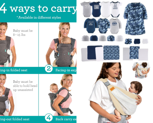 Baby Wear,"Dress your little one in love—gentle fabrics, charming designs." cover photo collage