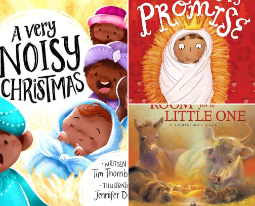 Christmas/Easter Storybooks cover photo collage