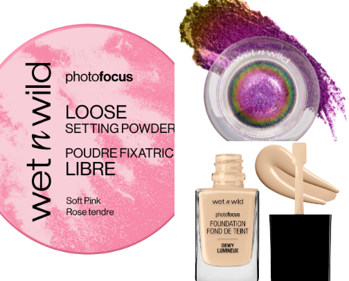 WetNWild makeup cover photo collage