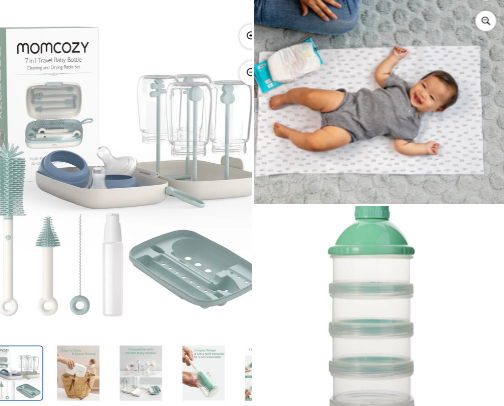 Traveling with a baby must haves! cover photo collage