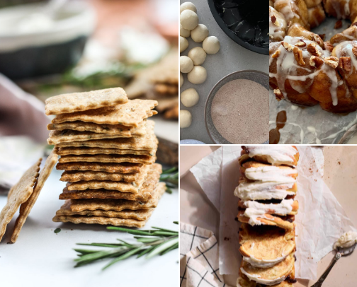 Sourdough discard obsessions cover photo collage