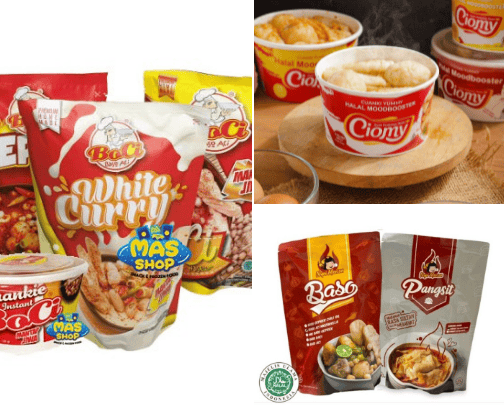 Frozen food cover photo collage