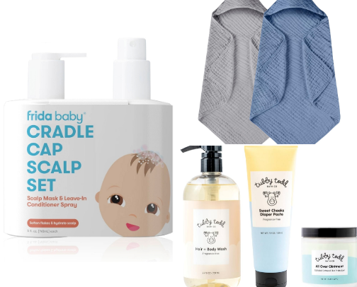 Baby essentials cover photo collage