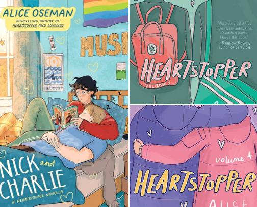 Heartstopper: The books, show & merch! cover photo collage