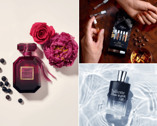 Women's Fragrance cover photo collage