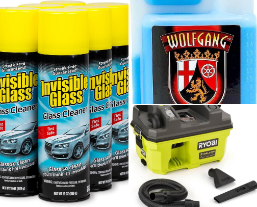 Fleet Cleaning Supplies We Use cover photo collage