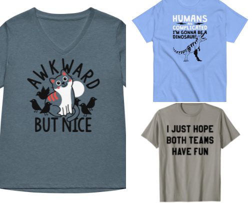 Funny Shirts Phrases cover photo collage