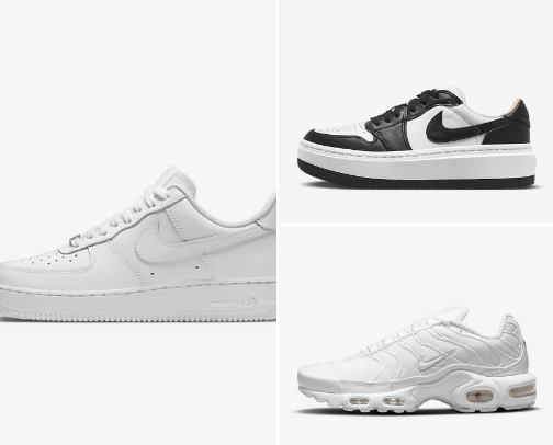 Nike women's shoes cover photo collage