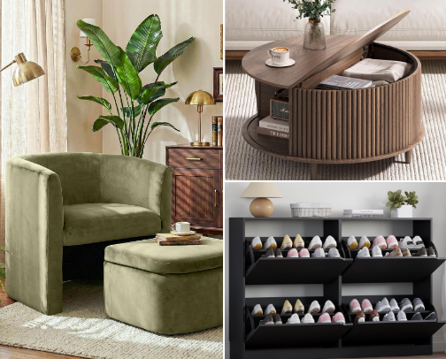 Personally Curated Home Organization Finds That Don’t Compromise Style cover photo collage