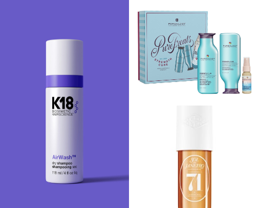 Healthy hair care cover photo collage