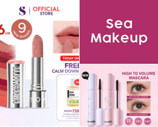 Make Up cover photo collage