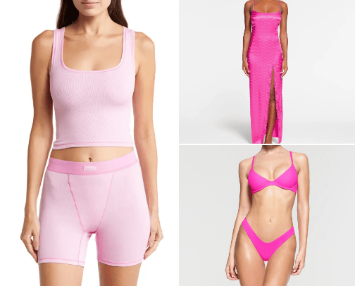 Pink Wear cover photo collage