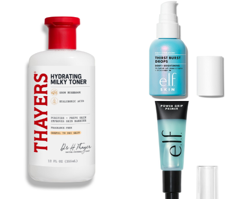 Dry skin makeup essentials ❤️ cover photo collage