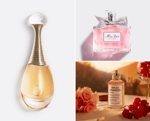 Fragrance cover photo collage