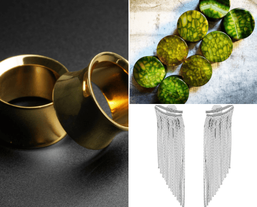 Earrings cover photo collage