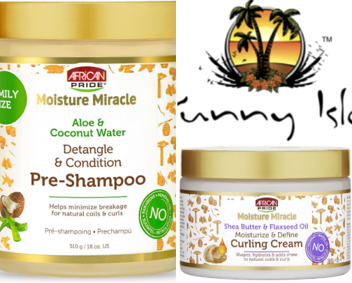 My favorite curly hair products cover photo collage