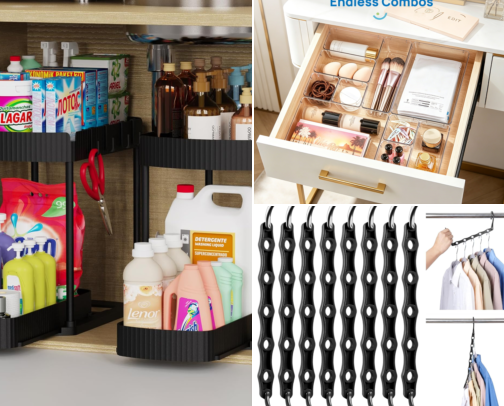 Amazon Home Organization Finds | Clever Storage & Everyday Essentials cover photo collage