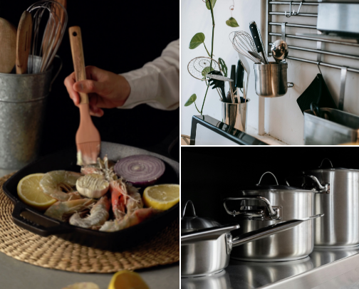 Budget Friendly Kitchen Essentials 🔪🍳⏲️ cover photo collage