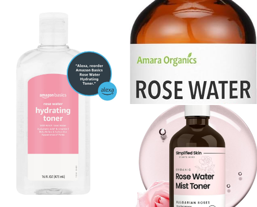 Rose Water Toners That Give You That Natural Glow cover photo collage