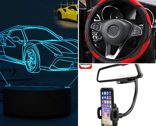 Gifts for car lovers cover photo collage