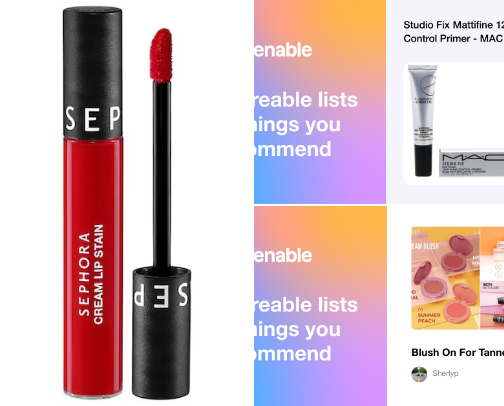 My favorite beauty recs cover photo collage