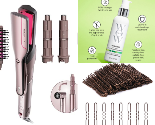 Hair Essentials for Every Occasion cover photo collage