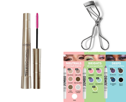 Everyday skincare and makeup cover photo collage