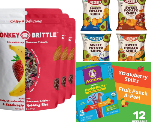 No Canola/Sunflower/Soybean 🚫 PUFA 👎 Oils: Snacks for Back-To-School cover photo collage