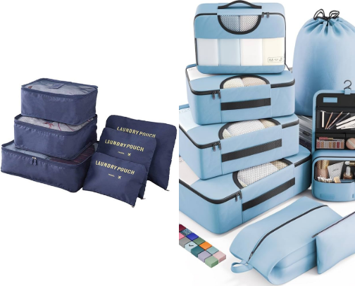 Travel places , travel kits and devices can take with you cover photo collage