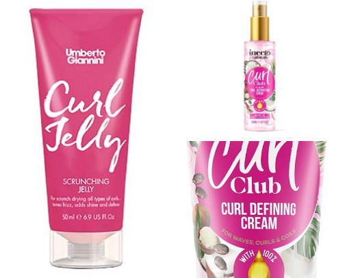 Curly hair recs! cover photo collage
