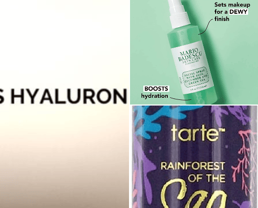skincare cover photo collage