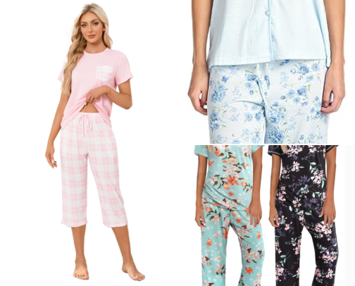 Top 10 Women's Pajama Sets cover photo collage
