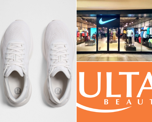 Retail brands cover photo collage