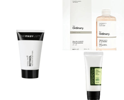Skin care cover photo collage