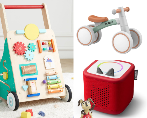 Gift ideas for baby’s first birthday that are perfect for ages 1+!!! cover photo collage