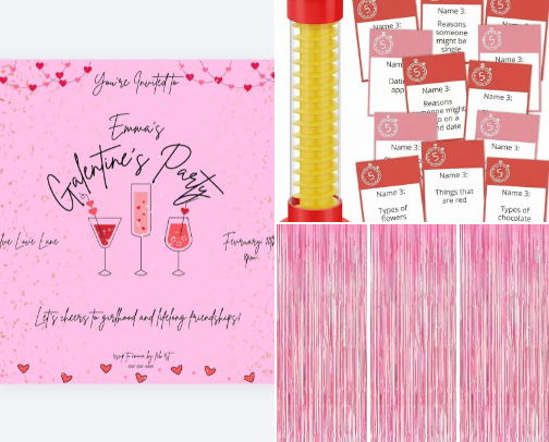 galentines 🥂💝 cover photo collage