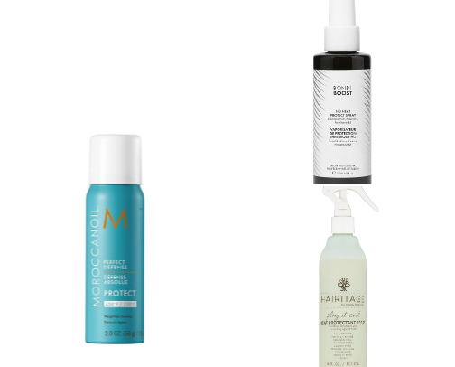 Best Heat Protectants for All Hair Types cover photo collage