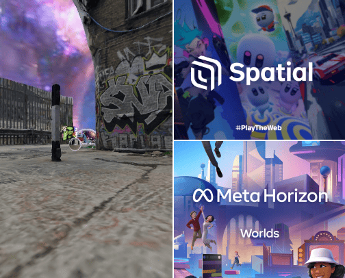 Metaverse cover photo collage